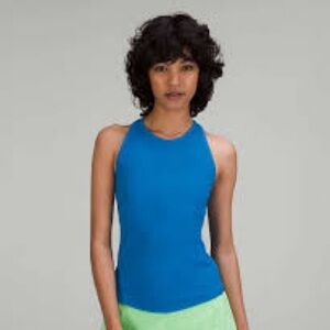 Lululemon Base Pace Ribbed Tank Top Poolside Blue
